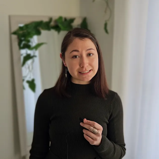 Michél Lipan, founder of MELIA, smiling at camera.